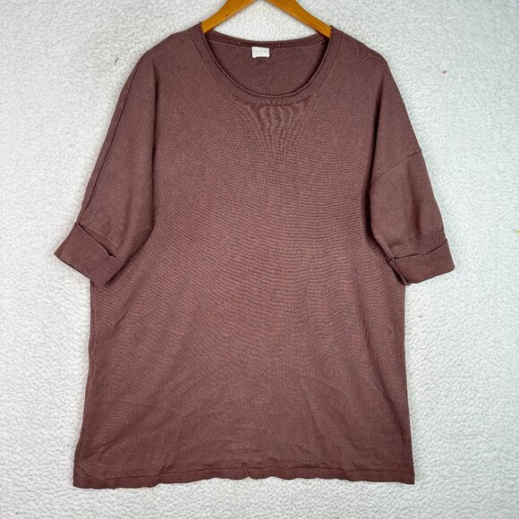 Poetry Silk Cashmere Oversized Knit Tunic Top Size 10 - Picture 11 of 11